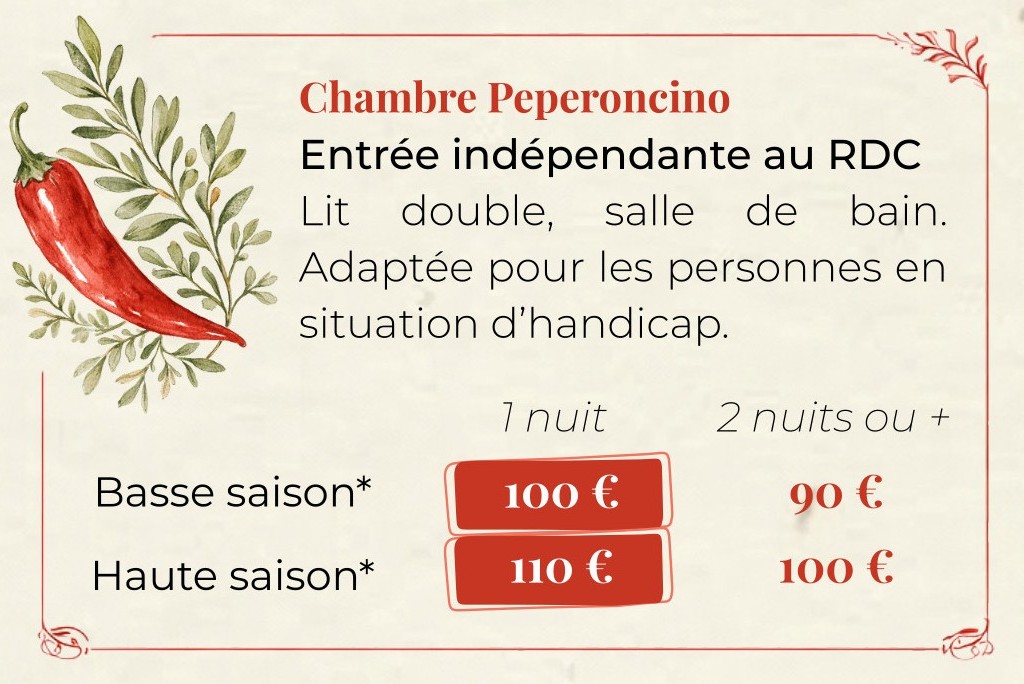 Chambre Piment